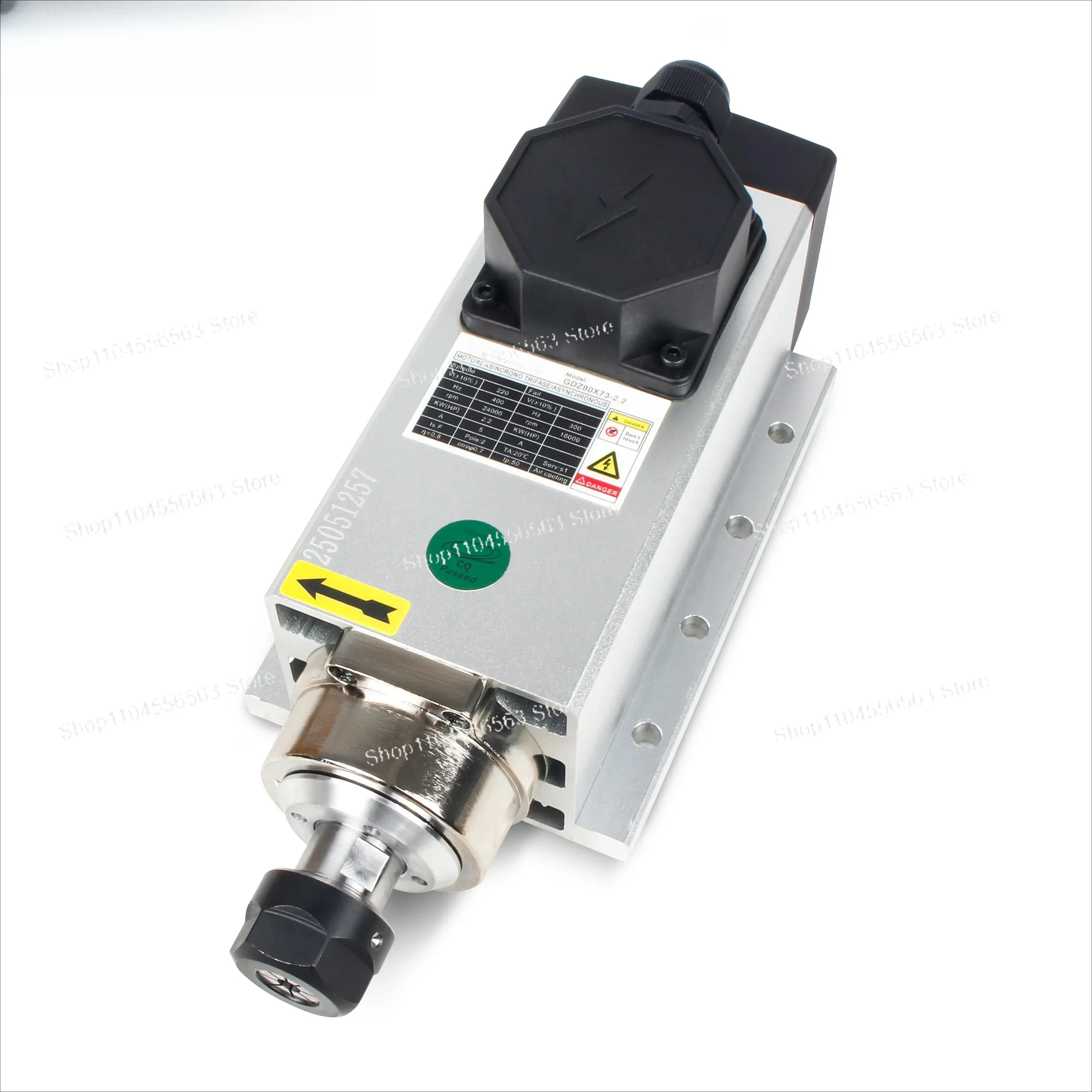 POWACE 2.2KW ER20 CNC Air Cooling Cooled Spindle Motor 110V 220V For Router Milling Wood working Machine