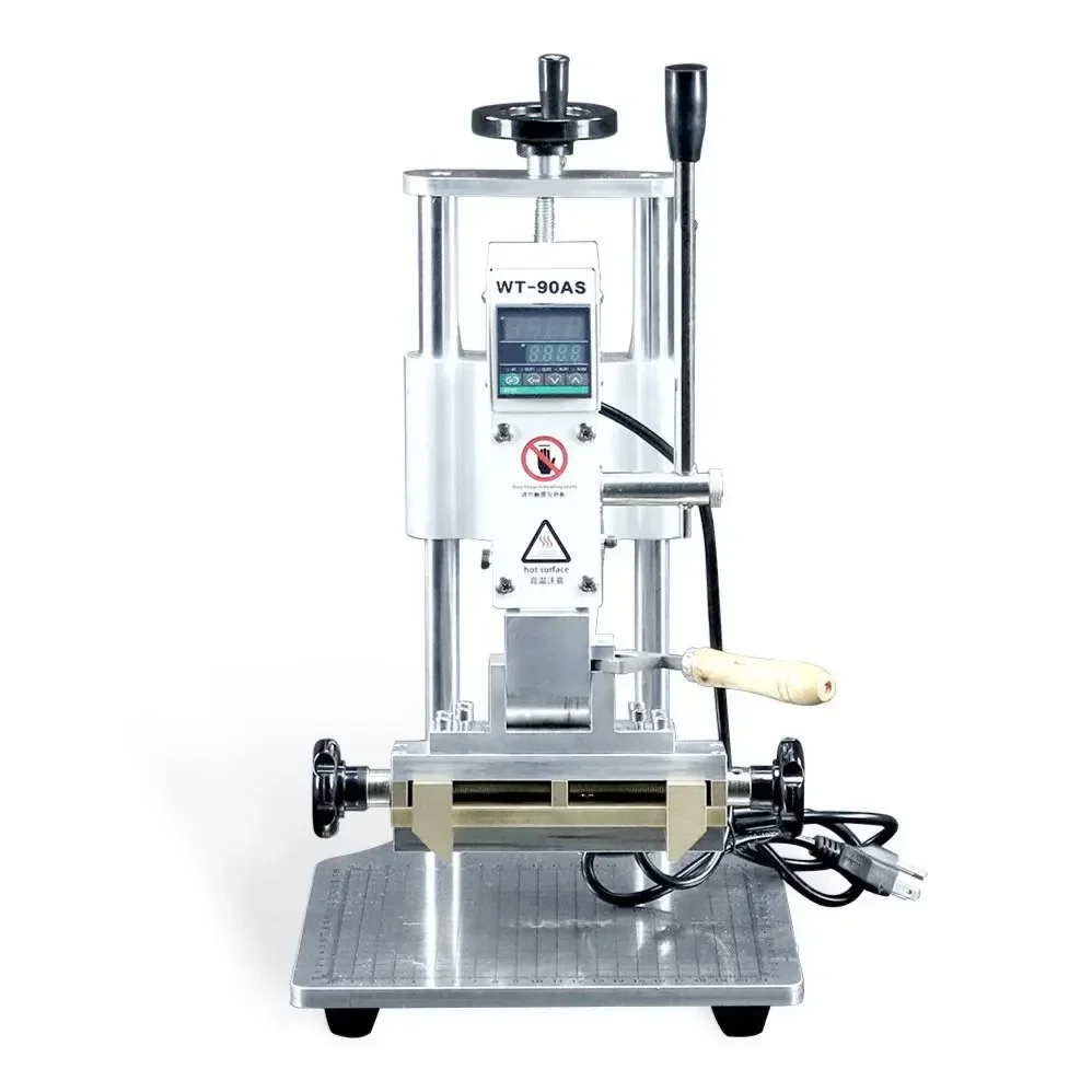 

#Full Automatic Hot Stamping Machine Digital Gold Silver Brass Foil Letters Stamper Laser Custom Logo Leather Embossing Machine