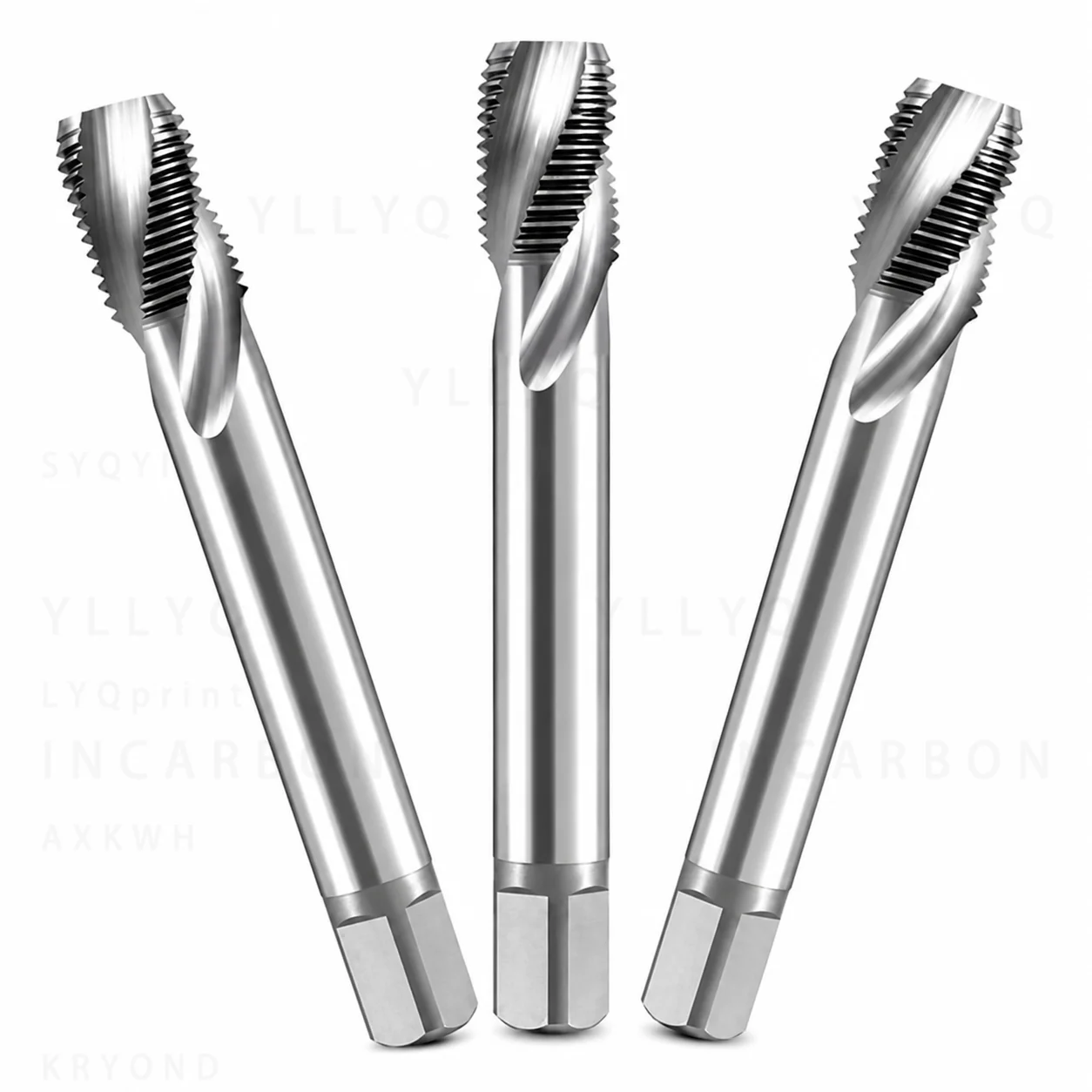 TiCN Coated YAMAWA Pipe Thread Tap, Spiral Fluted, Multiple thread specs & sizes 1/16 to 3/4 for machining