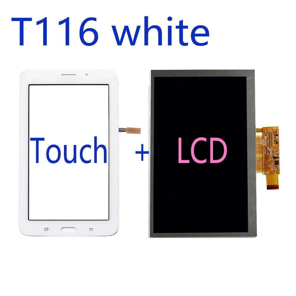 Imagem -06 - Lcd Lcd Lcd para Samsung Galaxy Tab Lite Sm-t110 T111 T113 T116 T113nu Display Lcd de Toque Digitador da Tela Peças Reparo Substituição 7