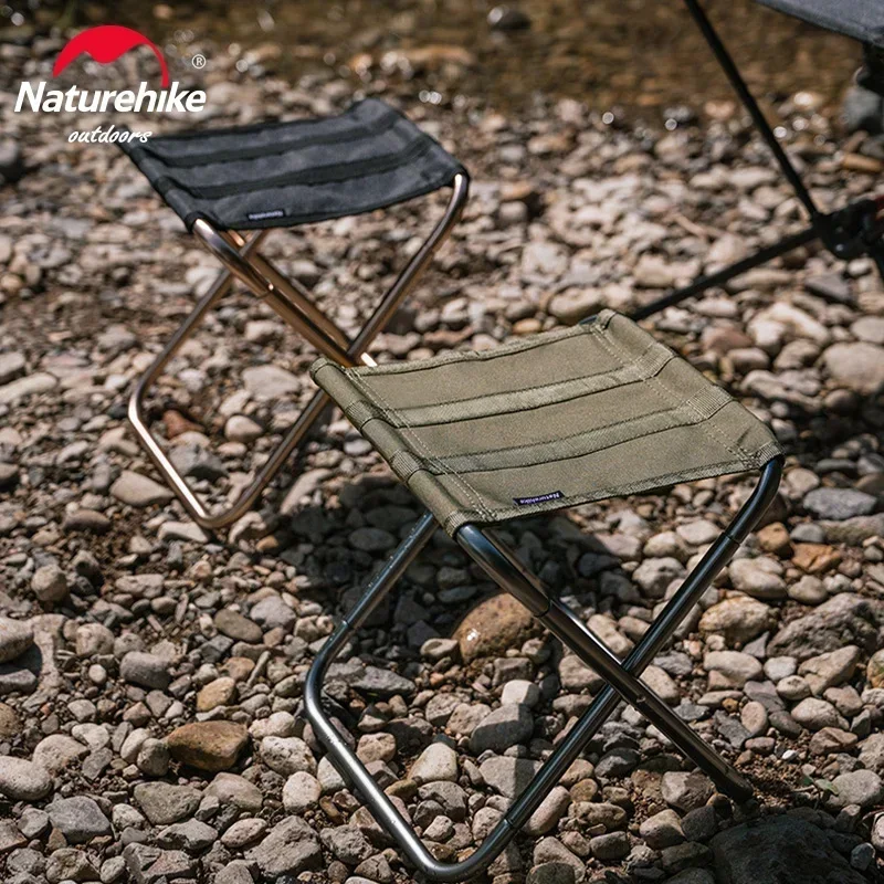 Naturehike składane krzesło kempingowe ławka o niskim terenie przenośny przenośny stołek aluminiowa plaża małe mini krzesło niewidoczny alpinizer