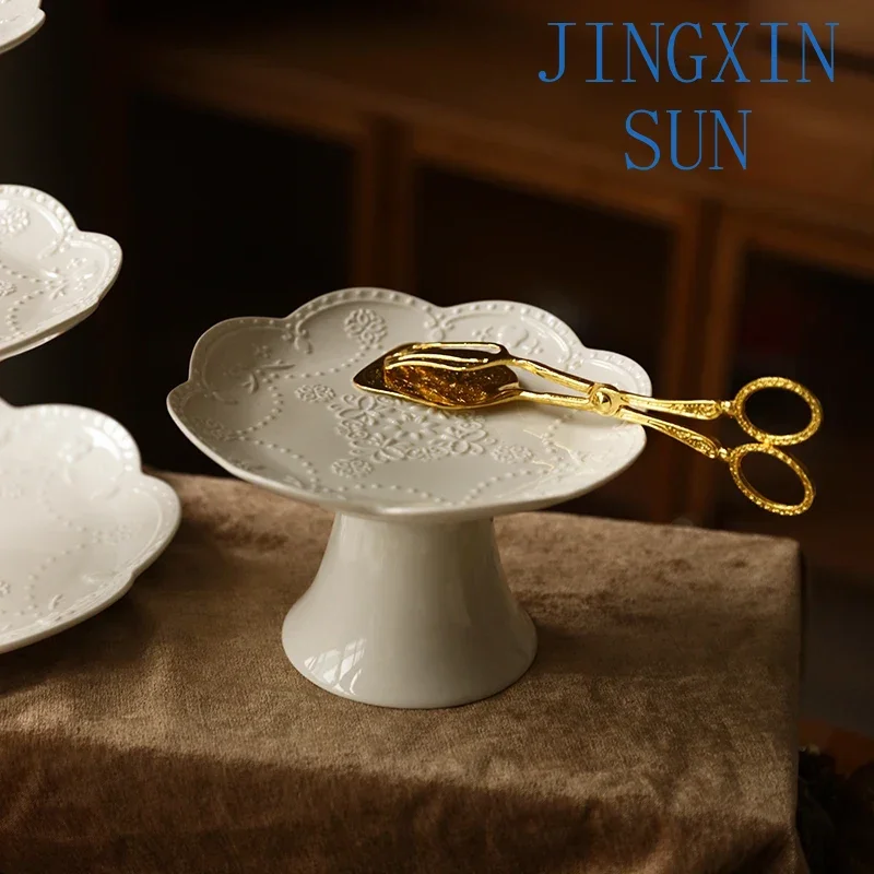 Ceramic cake dessert table wedding birthday table display stand