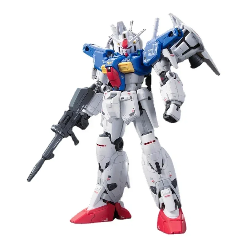 Bandai Gundam Model Kit Anime Figure RG 13 1/144 RX-78 GP01FB Full Burnern Genuine Gunpla Action Toy Figure Toys for Children