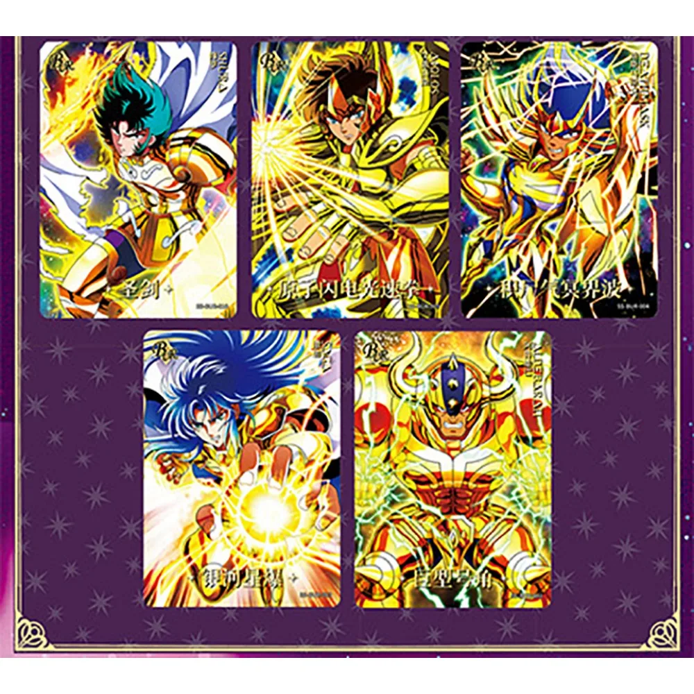 KAYOU Wholesale Saint Seiya Cards Highly Popular Anime Athena Basic Classic Character Portrait Cards Children Hobbies Gifts Toys