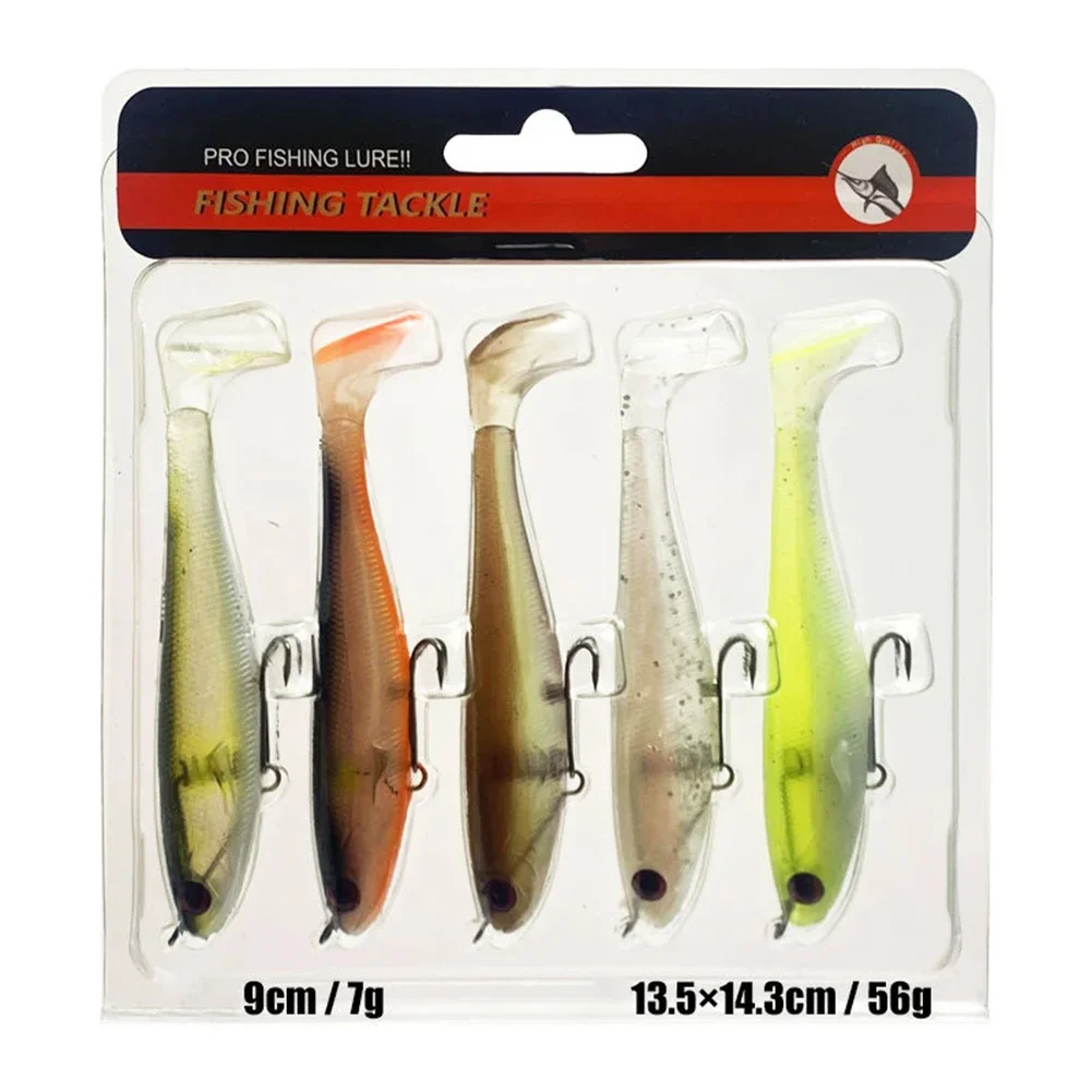 5pcs Megabass Magdraft Swimbait Sinking Soft Fishing Lure T-Tail Wobblers  Megabass Magdraft Swimbait Sinking