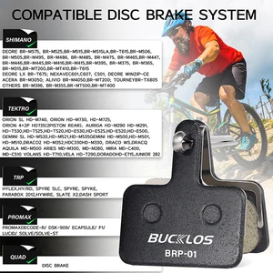 وسادات فرامل دراجة Bucklos MTB وسادات القرص الهيدروليكي ل Shimano MT200 وسادات الفرامل القرصية للدراجات الجبلية تناسب جزء الفرامل B01S أفضل 12 مبيعات هيدروليكي سجل الفاصل - رقم 1