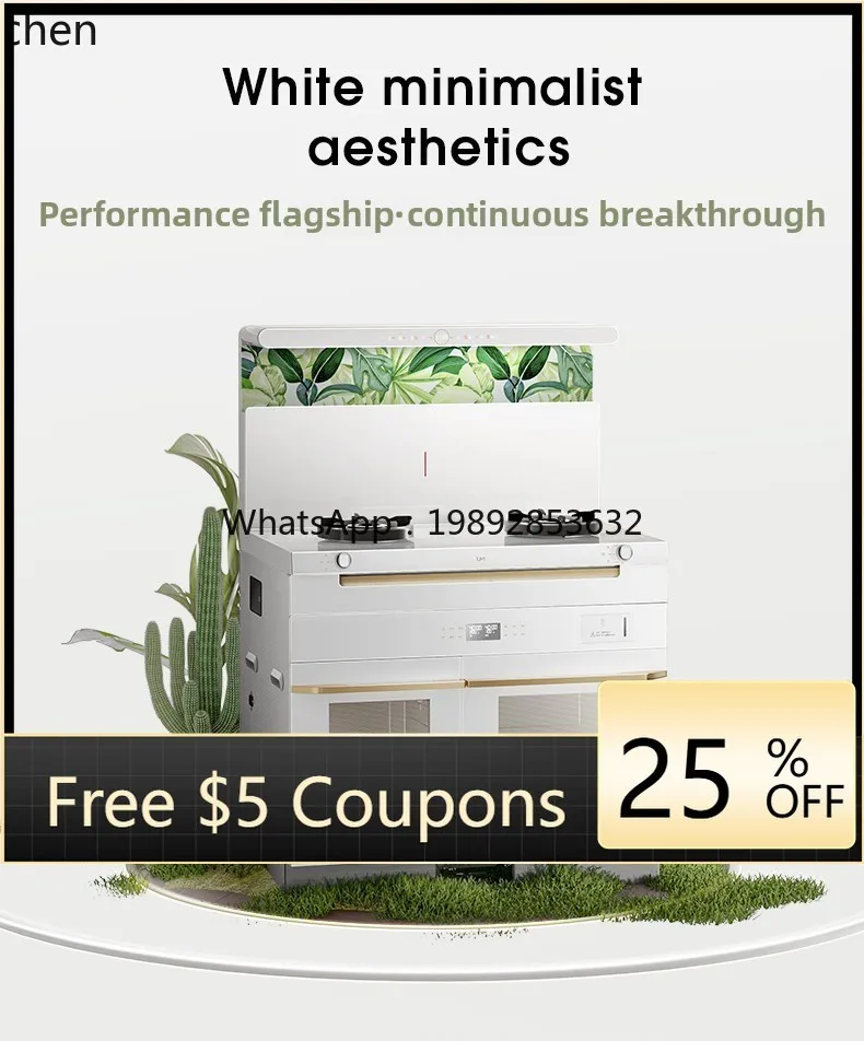 

KX integrated stove white household independent steaming oven integrated frequency conversion left baking right steaming