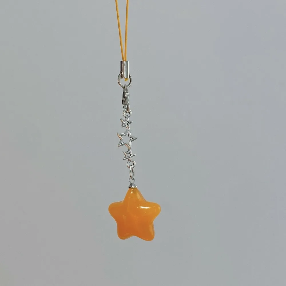 Cell Phone Rope Star Star Phone Strap Keychain Pendant Phone Hanging Rope Universal Stylish Mobile Phone Chain Couple Gift