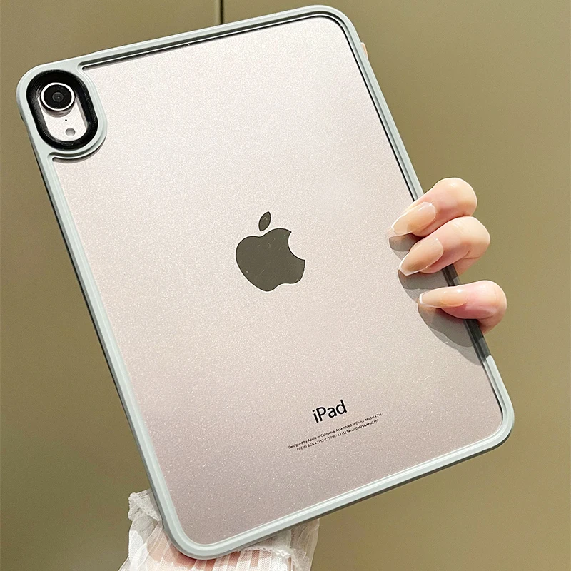 Transparent Hard For Ipad 9th Generation Case Anti Bend Simple Cover For Ipad 10th 2022 8th 7th 10.2 Air 5 4 10.9 Pro 11 Mini 6