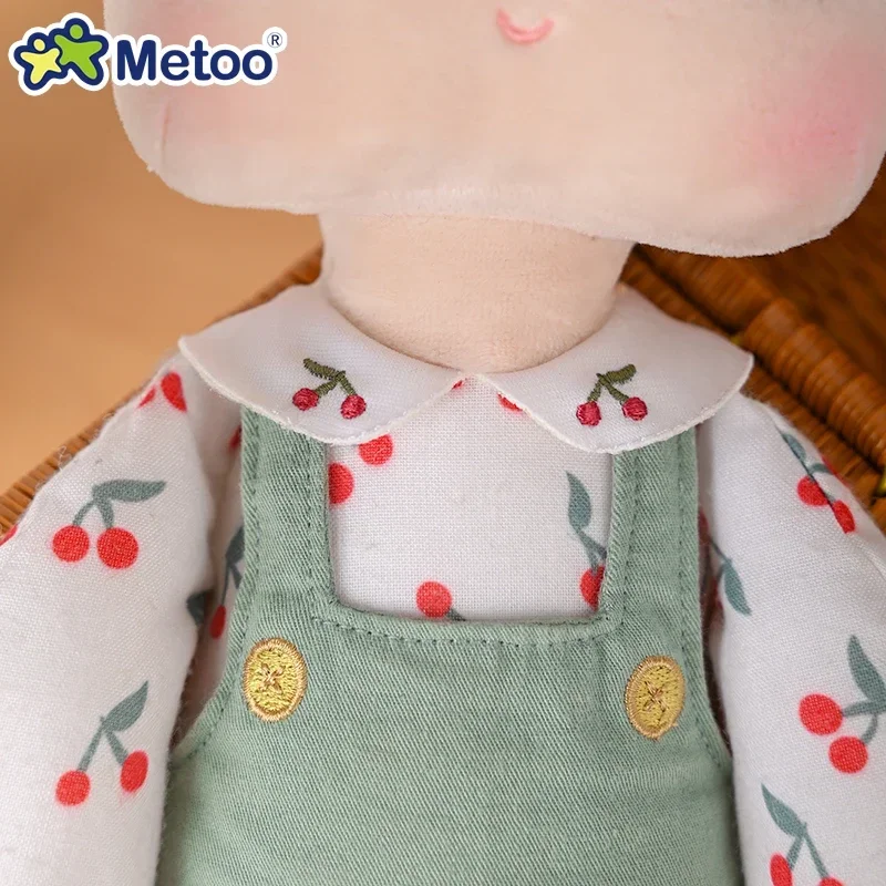 Original Metoo 35cm Angela Plushie muñeca fina estilo Pastoral conejito de peluche juguetes de peluche para niños regalos para niñas y niños