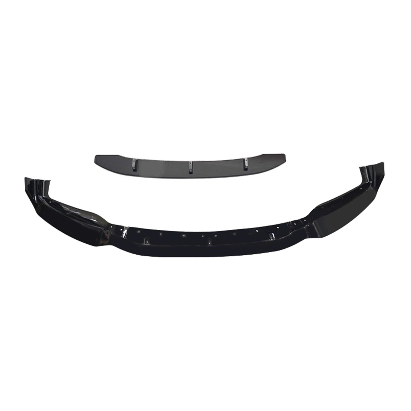 Front Bumper Spoiler Lip For BMW X6 F16 30d 35i 40d M50i M50d M Sport 2015-2019 Gloss Black Lower Body Protector Kit Splitter
