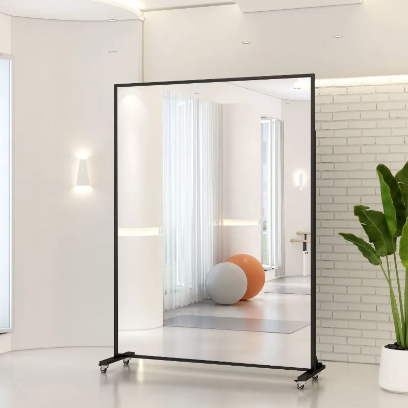 Wheels Big Mirrors Full Body Dance Girls Long Minimalist Mirrors Full Body Apartments  Home Furniture