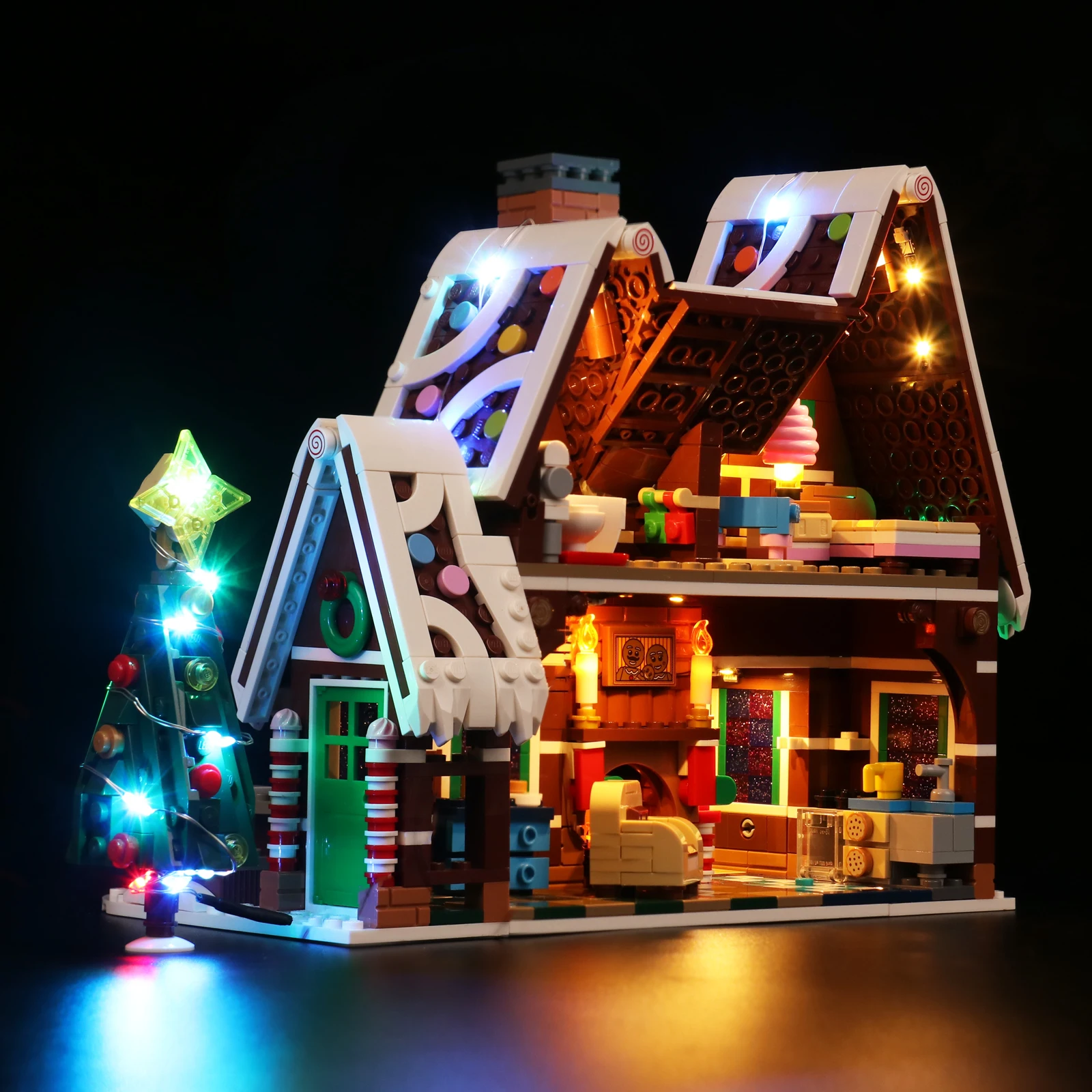 Vonado LED Light Kit for 10267 Gingerbread House Building Blocks Set (NOT Include The Model) Toys for Children Christmas Gift