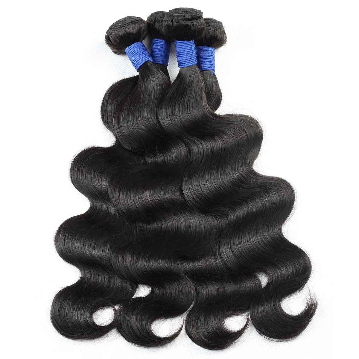 32 34 Inch Body Wave 3 4 Bundles Brazilian Remy 100% Unprocessed Human Hair Wavy Doule Drawn Bundles Weave Extensions