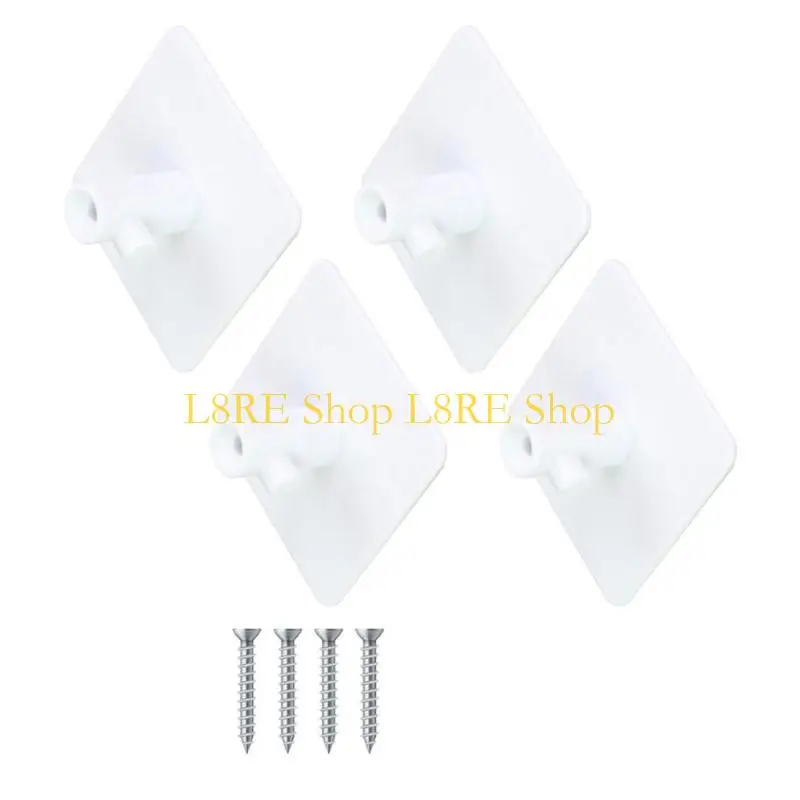 L8RE упаковка из 4 кухонных крючков для насадки для насадки организаторов насадки организаторов смесителя держатель весла