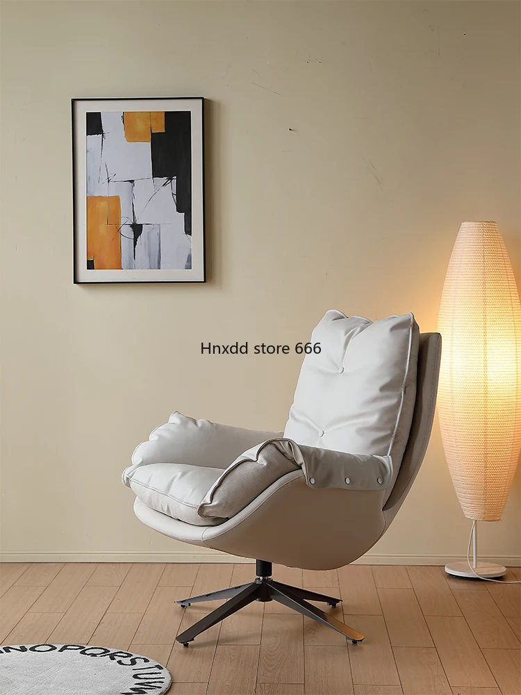 Single sofa rotating minimalist single chair leisure chair