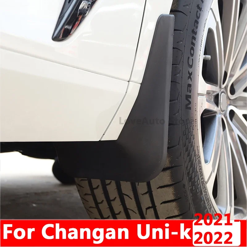 

For Changan UNIK Uni-k 2021 2022 Car Front Rear Mudflaps Fender Flares Mud Flaps Painted Mudguards Guards Accessories