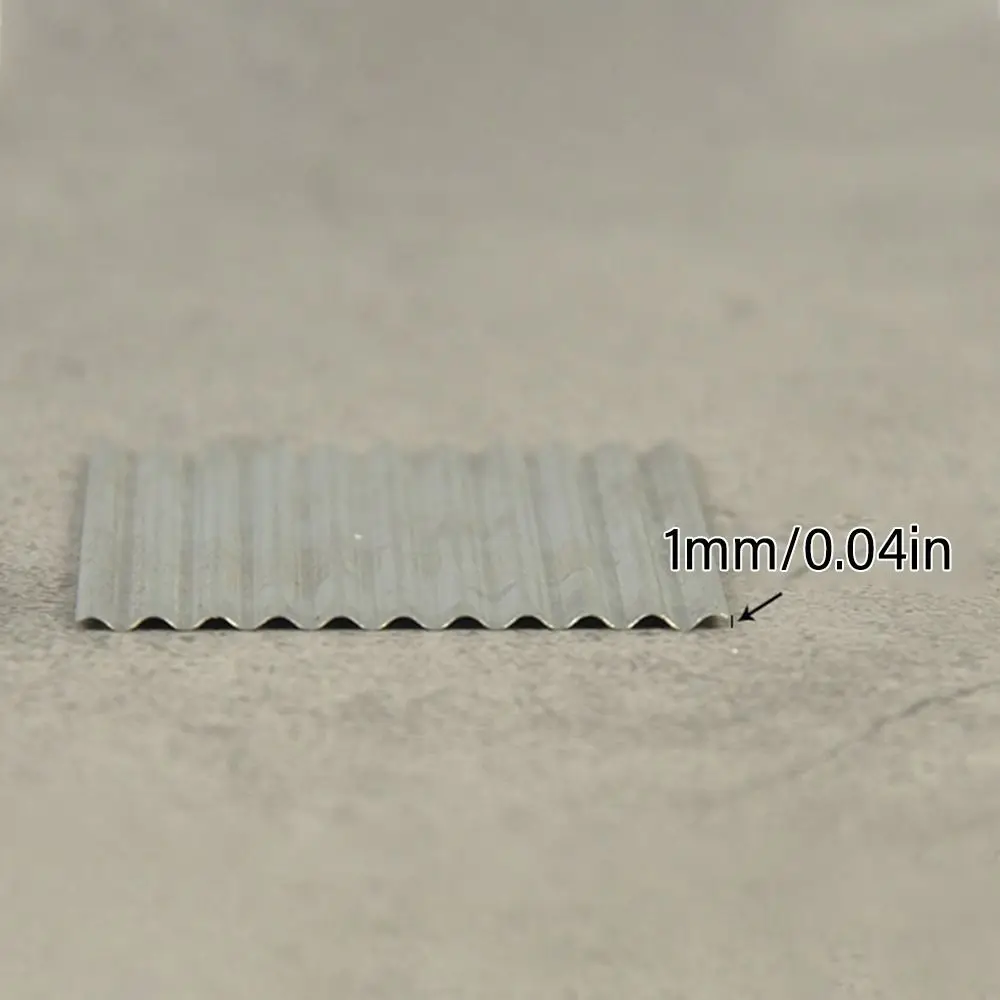 8PCS Material Building Making Sand Table Wargame Scenery Steel Shed Scene Model Miniature Corrugated 1/35 Scale Tile