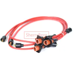 SherryBerg Cables For VW Spark Plug Wire Set. 111998031A. 1200-1600cc. Bug Bus Ghia VW Ignition Wires Type 1 2 and 3 VWs Red