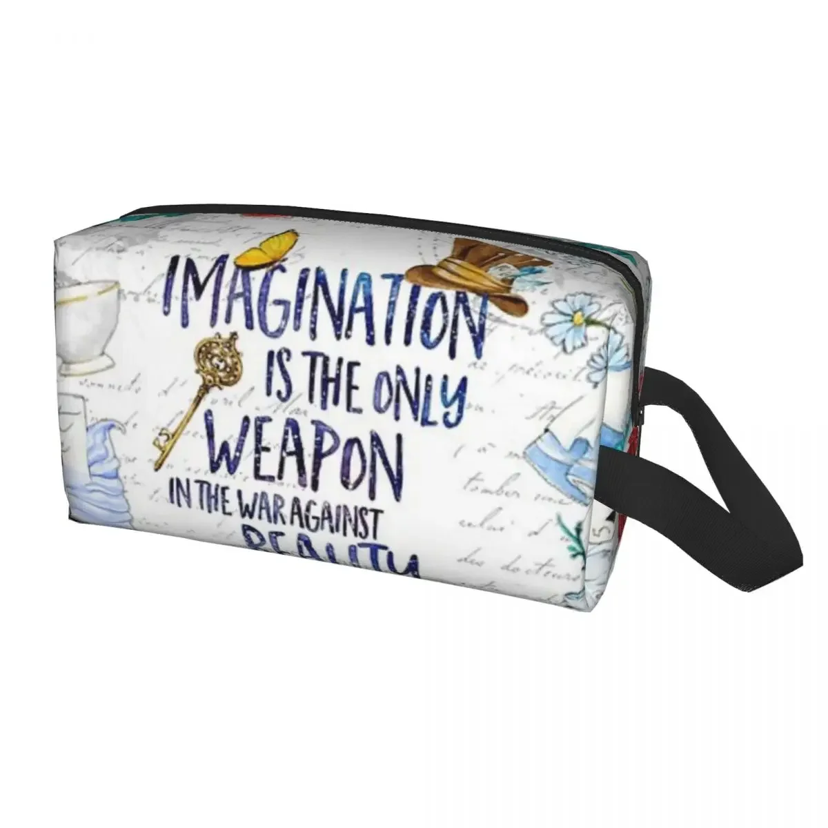 Imagination Polyester Men Business Portable Storage Bag Women Travel Cosmetic Bag Hanging Wash Pouch