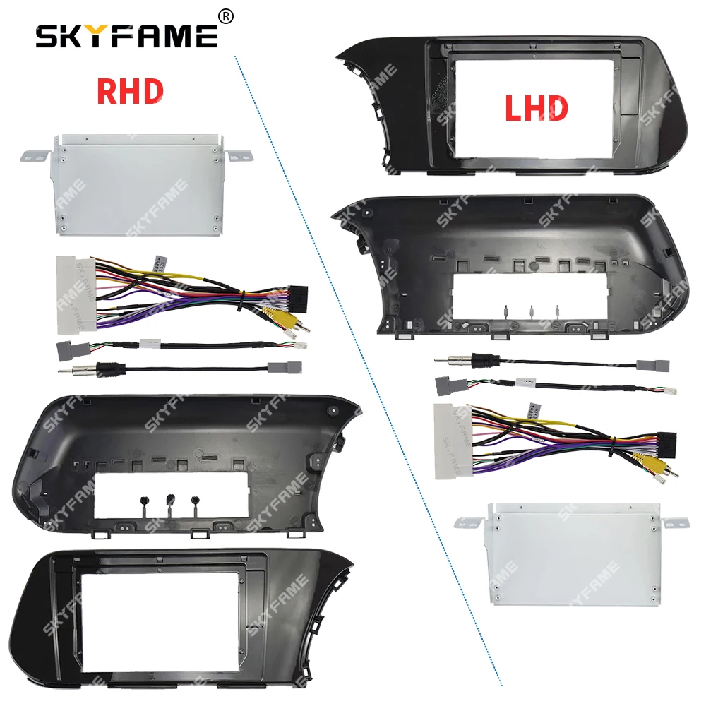 

SKYFAME Car Frame Fascia Adapter Android Radio Dash Fitting Panel Kit For Hyundai i20 i-20