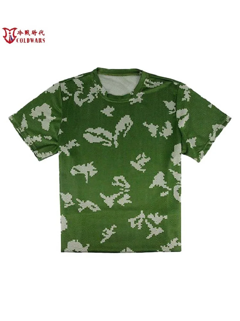 Russian special new camouflage outdoor T-shirt ice silk mesh quick drying breathable back