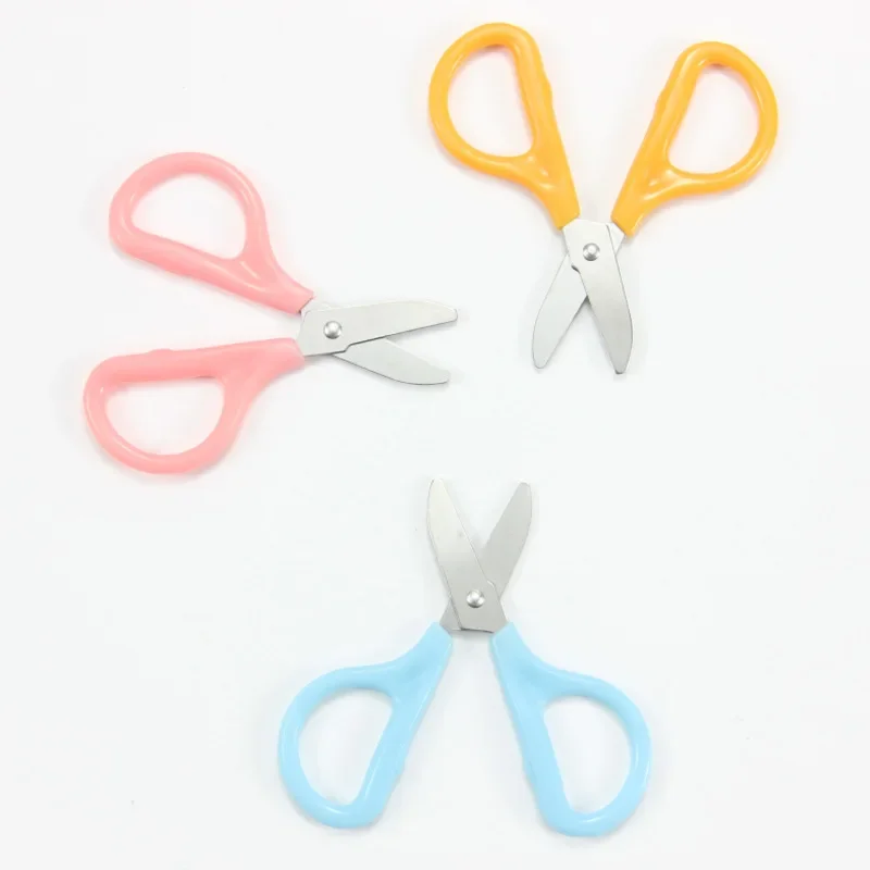 Household Mini Scissors Portable Scissors Student Hand-cut Paper-cut Office Stainless Steel Handmade Scissors Hand Tools