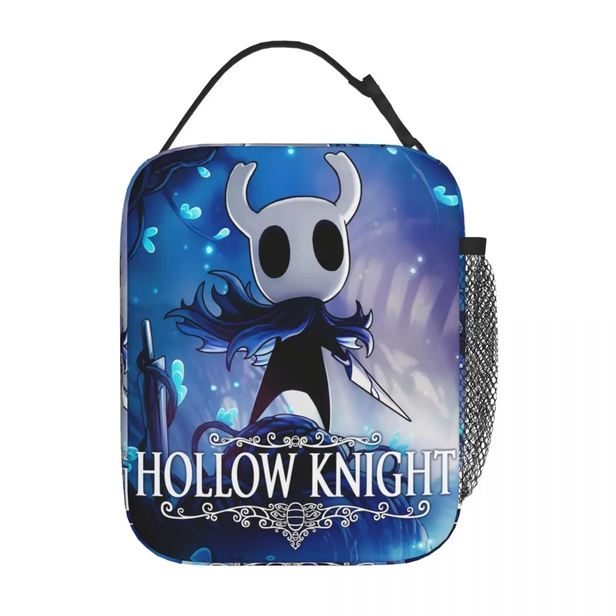 

Hollow Knight Funny Games Insulated Lunch Bags Food Container Bags Portable Thermal Cooler Bento Box For Travel