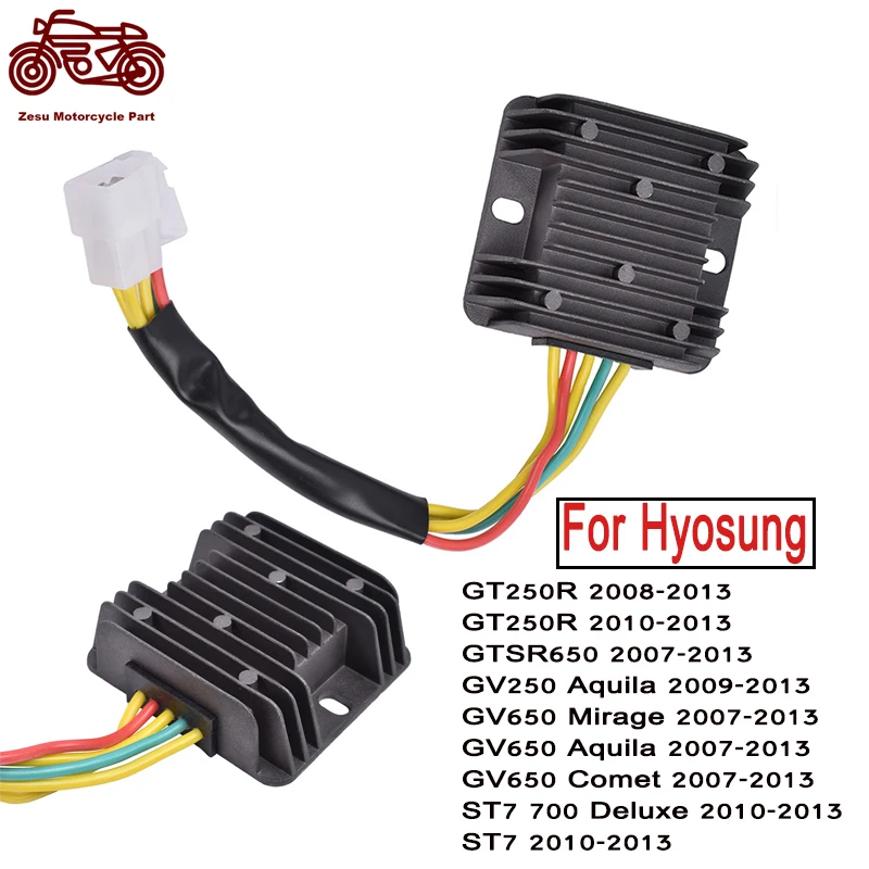 

Motorcycle Voltage Regulator Rectifier for Hyosung GT250 GT250R GV250 GT650R GT650 GV650 ST7 700 DeluxeGV650 Mirage Aquila Comet