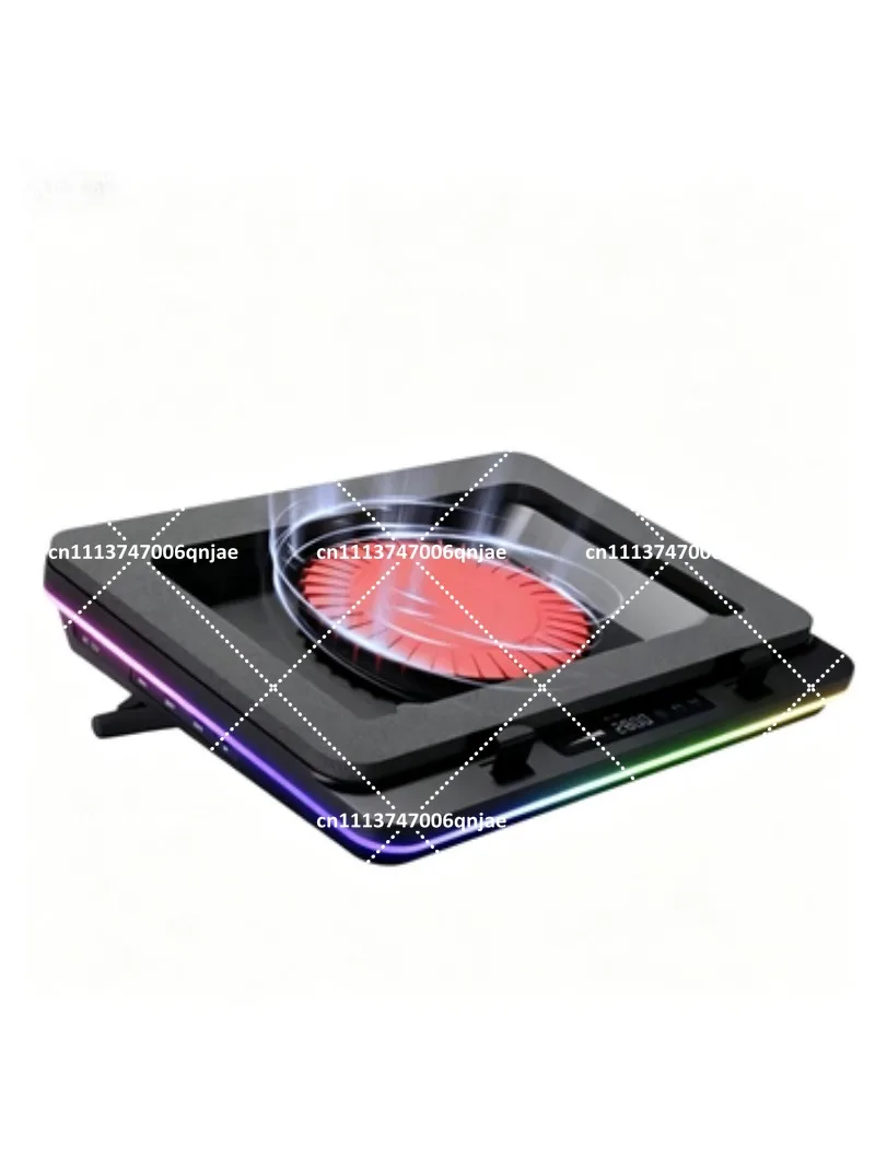 GT600 pressure air type notebook radiator, air-cooled 14CM fan, support 18-inch dust-proof base bracket 36W power supply