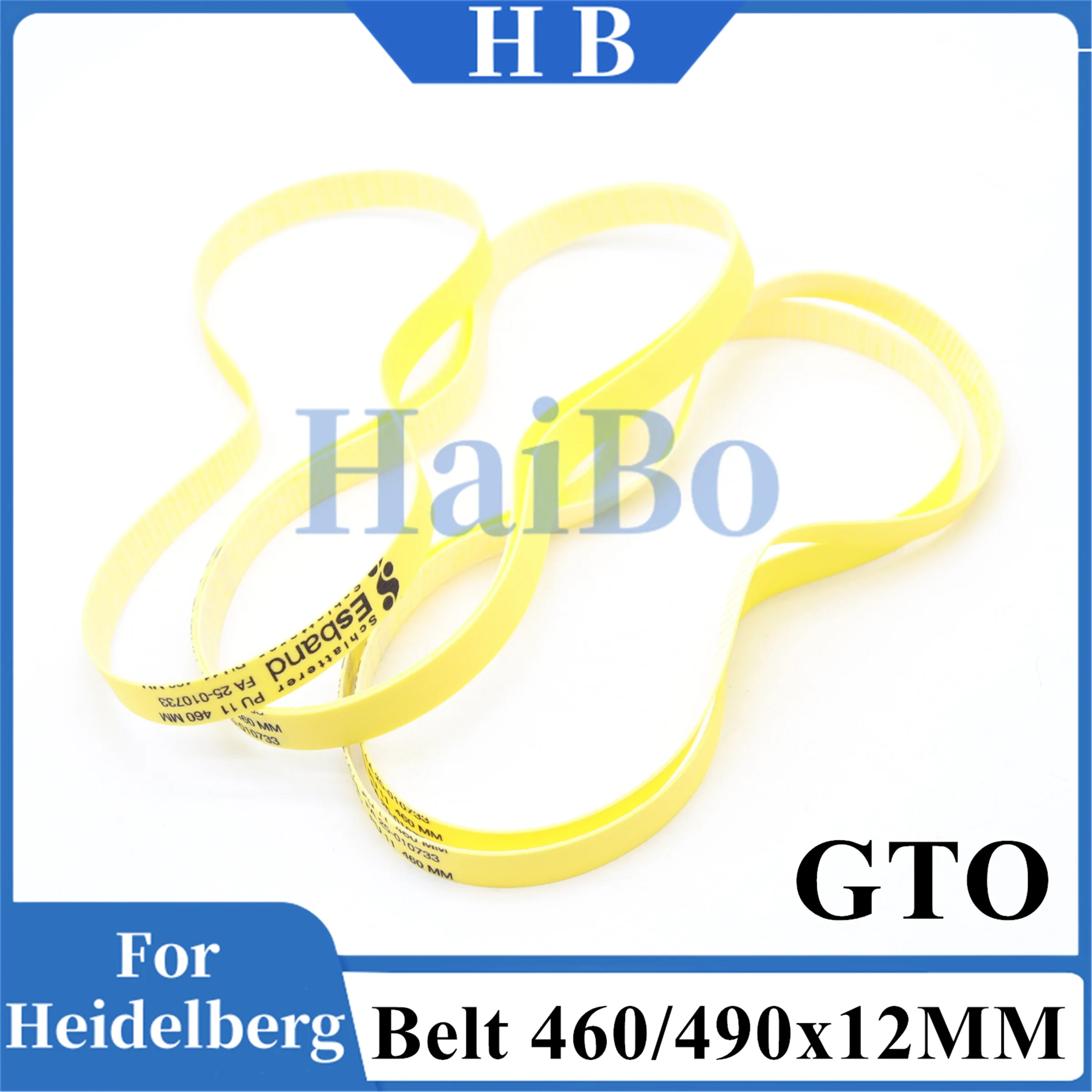 HaiBo Migliore Qualità 460x12x1mm 490x12x1mm Cinghia di Trasmissione per GTO46 GTO52 50 Cicli Cinghia Motore Spray Polvere 00.780.0475