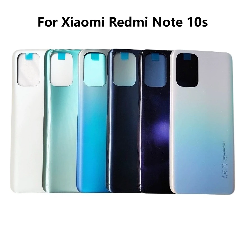 New For Xiaomi Redmi Note 10s Back Cover Back Rear Door Case Housing Case For Redmi Note 10s Back Battery Cover
