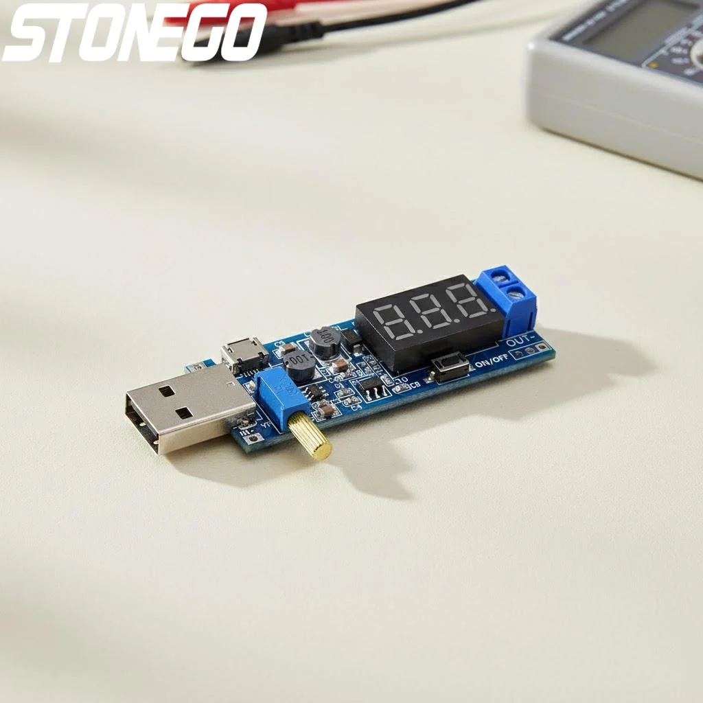 5V 3.3V 9V 12V 24V USB Step Up Down Power Supply Module Adjustable Converter for Home Electrical