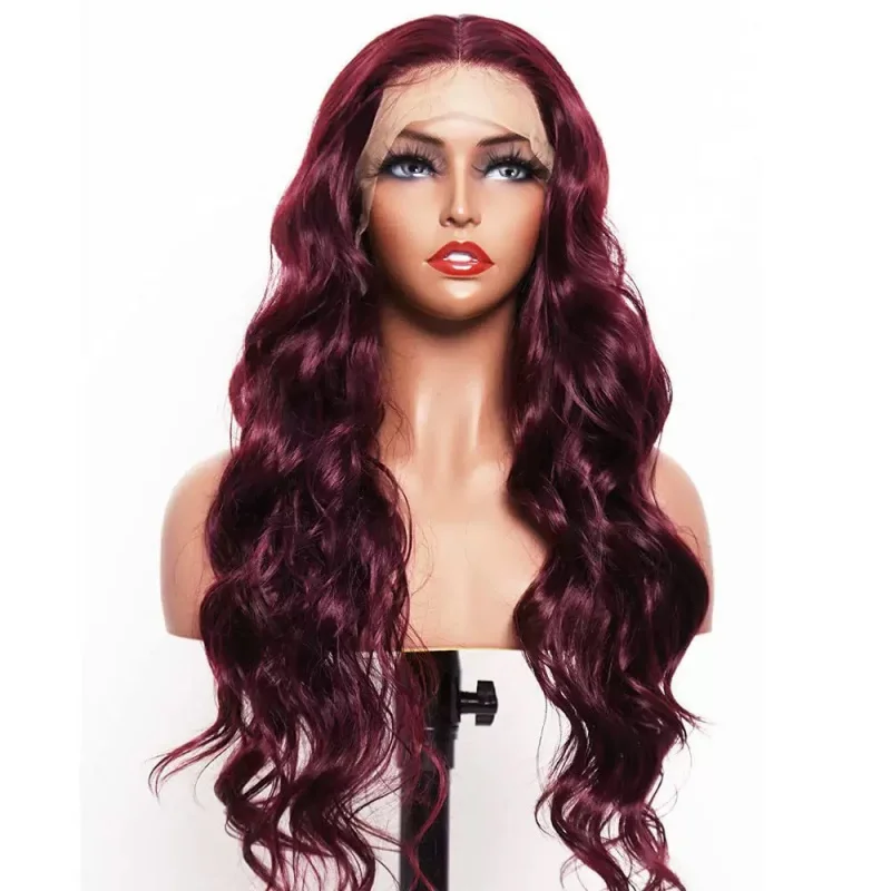 

Women's Wigs European and American Fashion Front Lace 13*4 Wig Big Wave Long Curly Hair Wig