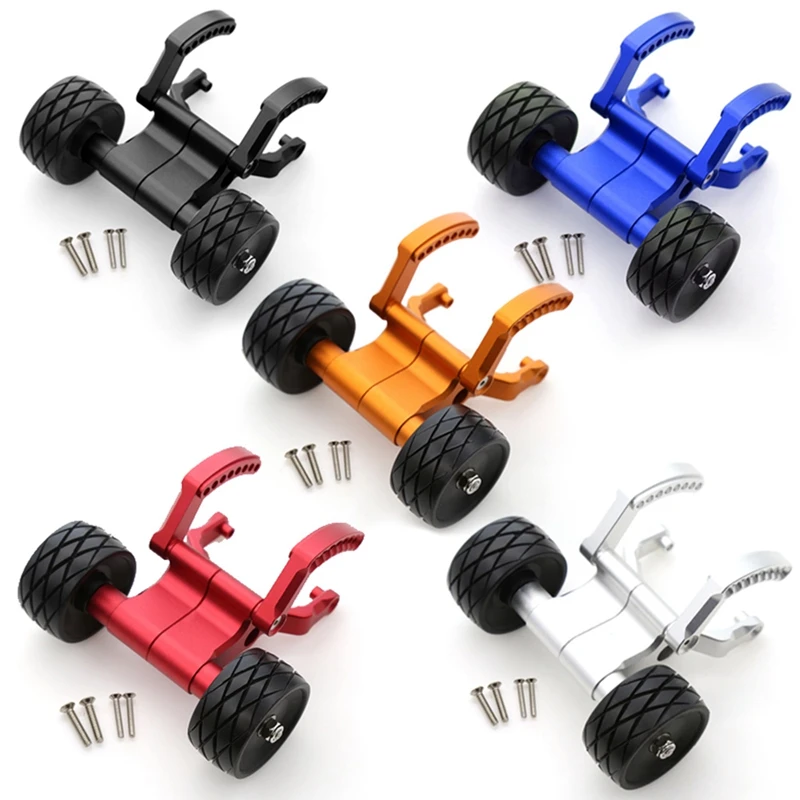 Doppia Ruota Regolabile Wheelie Bar Sollevare Testa Ruota Per 1/10 Traxxas E-REVO E-REVO 2.0 RC Auto Parti di Aggiornamento