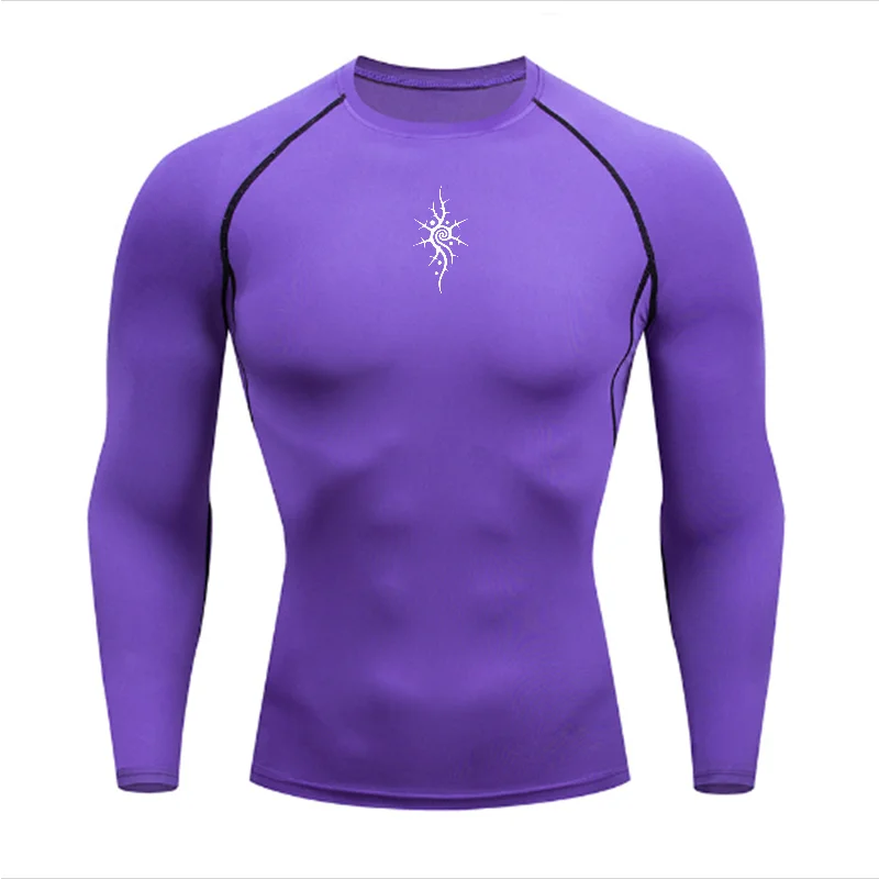 Women's/ Men's Quick-Dry Long-Sleeve Sports T-shirt, Moisture-Wicking Activewear with Intricate Spiral Celtic-Inspired Branch