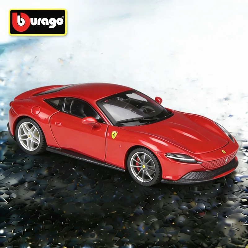 

Bburago 1:24 Roma Alloy Sports Car Model Diecasts Metal Racing Car Model High Simulation Collection Childrens Toys Birthday Gift