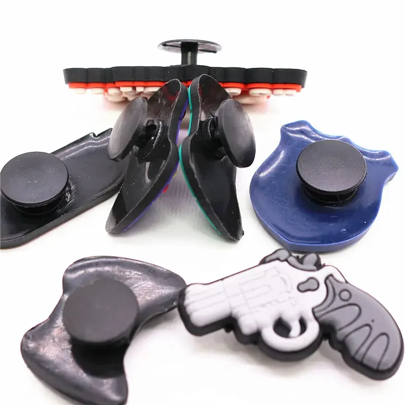 Top Selling 1pcs Gamepad Gun Yoga Football Shoe Charms Electricity Garden Shoe Accessories Decorations DIY Wristbands