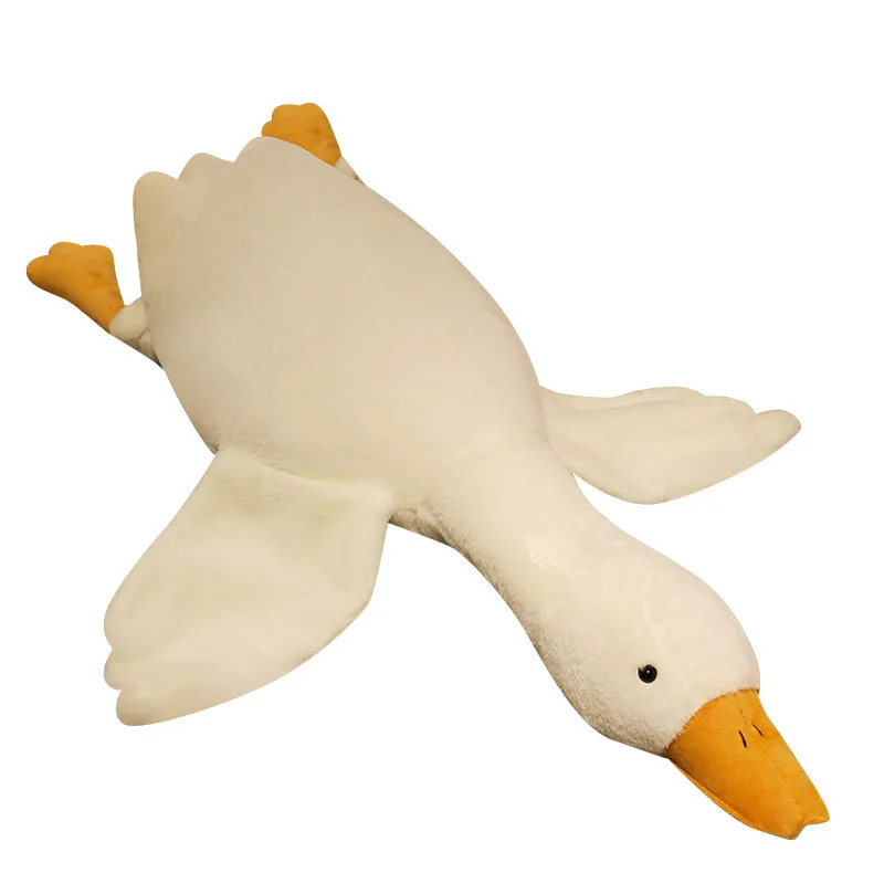 Big White Goose Sleeping Pillow para crianças, boneca de pelúcia, almofada macia do sofá, presente de aniversário para namorada, venda quente