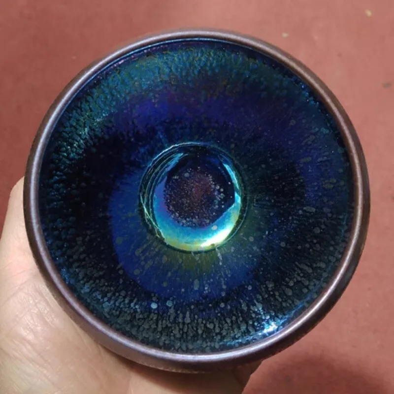 

4.3" Collection China Song Jian Kiln Colorful Porcelain Chai Kiln Teacup Teabowl