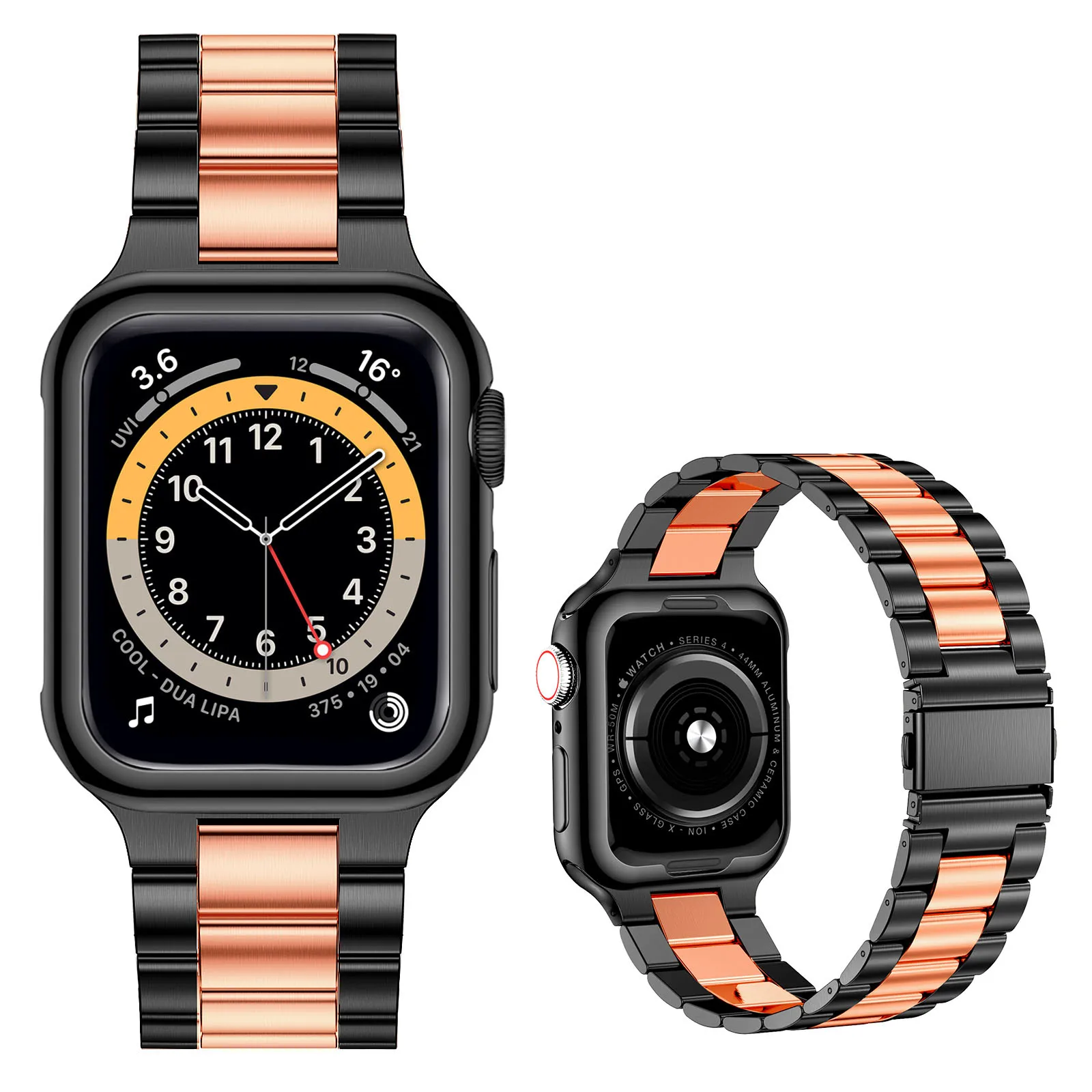 Neues Metallarmband für Apple Watch 12 11 10 46mm 45mm 44mm Edelstahl-Armband IWatch 9 8 7 6 SE 42mm 41mm 40mm 38mm Band – Detail 22