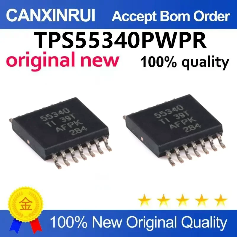 （5pcs-100pcs）Brand new original TPS55340PWPR silk screen 55340 switch regulator patch TSSOP14