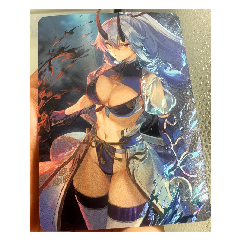 10pcs/set Photolithography Process DIY Homemade Sexy Beauty Second Round FATE FGO Collectible Cards Gift Toys