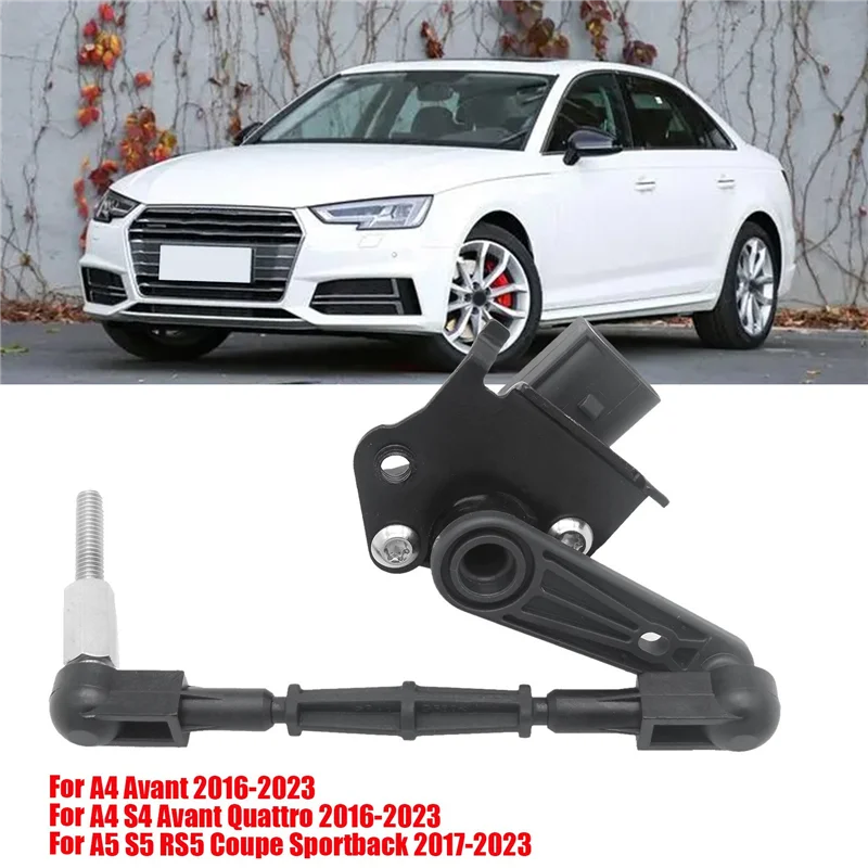 8W0941310C Body Height Sensor Rear Right for Audi A4 A5 RS5 S4 S5 Avant 2016-2023 Headlight Level Bracket 4M0 907 503