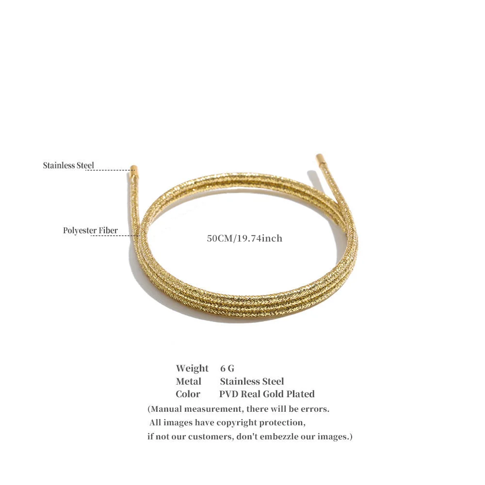 Yhpup 2026 Mehrfarbiges DIY Schmuck Polyesterfaser Armband Halskette Neuheiten Trendige Mode Sommer Accessoires Großhandel – Detail 1