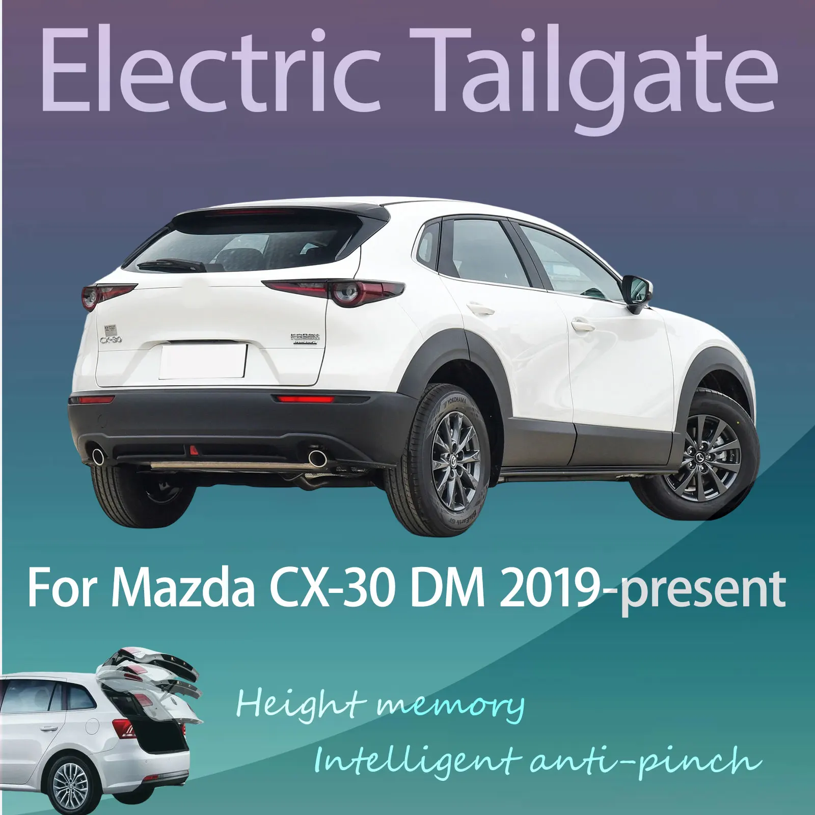 

For Mazda CX-30 DM 2019-present Electric Modified Tailgate Intelligent Height Automatic Lifting Intelligent Operation