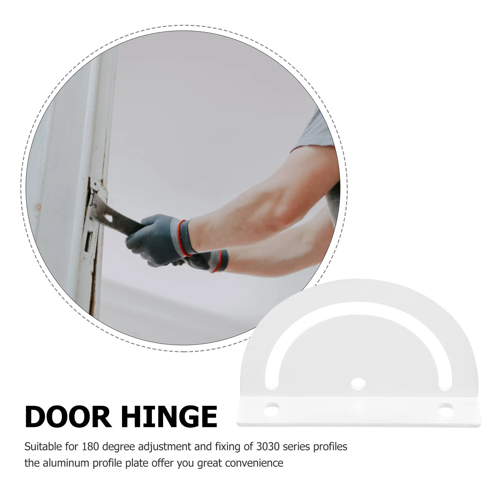 

Aluminum Profile 180 Degree Adjustable Semicircle Connecting Plate For 3030 Series Extrusion Connectors Brackets Fasteners