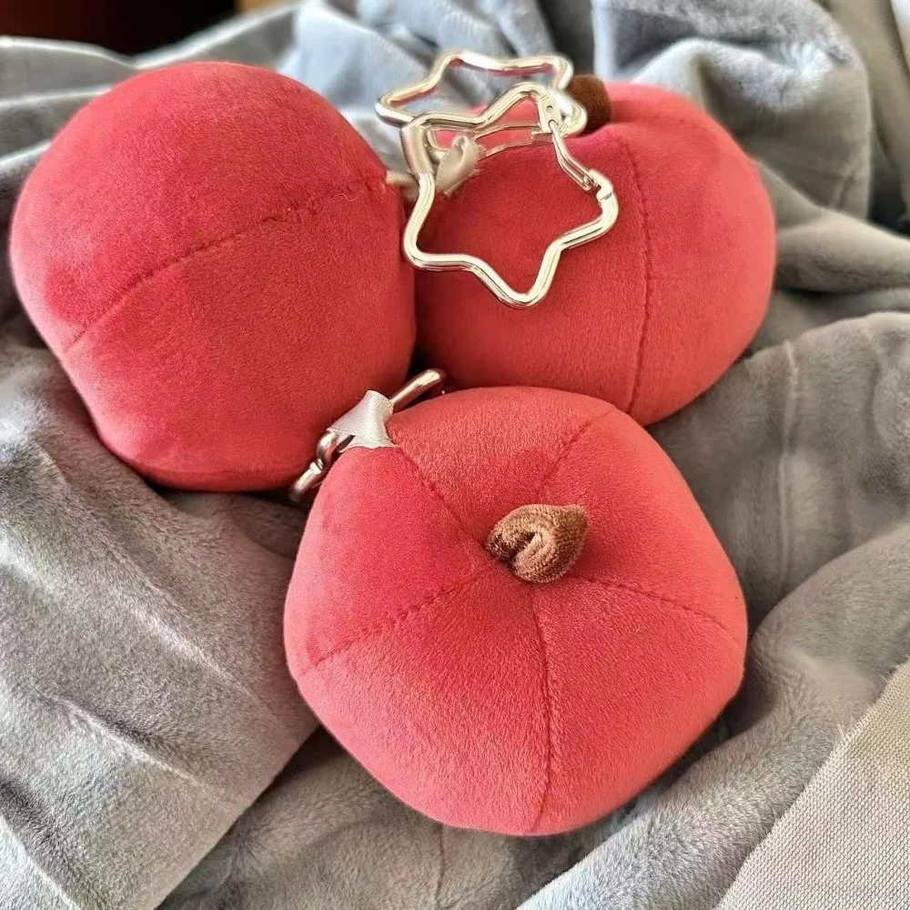 Cute Plush Plush Keychain Fruit Pattern Neutral Color Plush Fruit Pendant Simple Design Plush Pinch Pendant Gift Choice