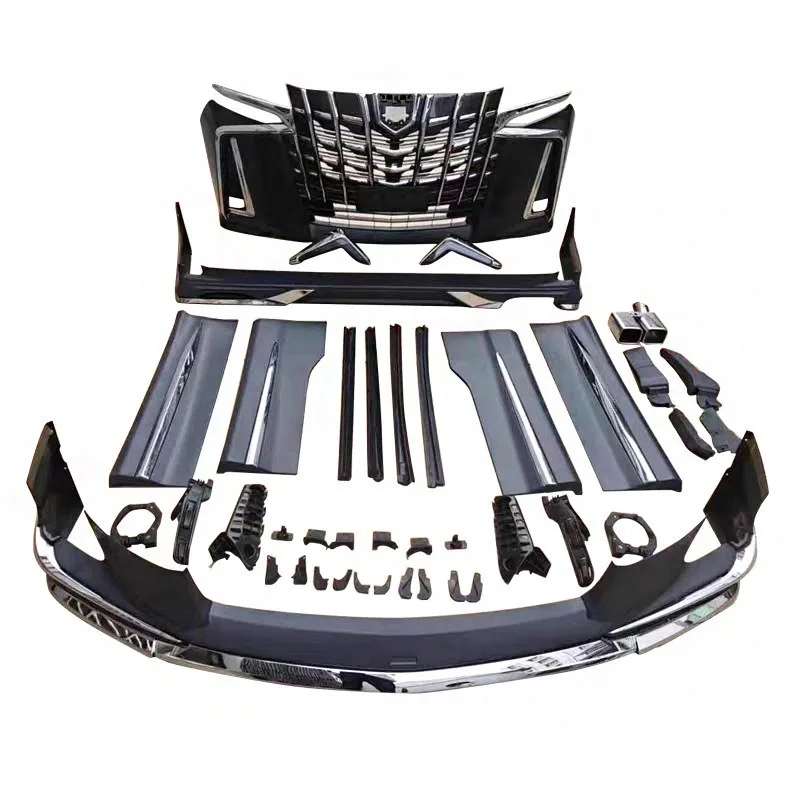 

Large surrounding kit for car modification and upgrade, accessories sports front bar middle net