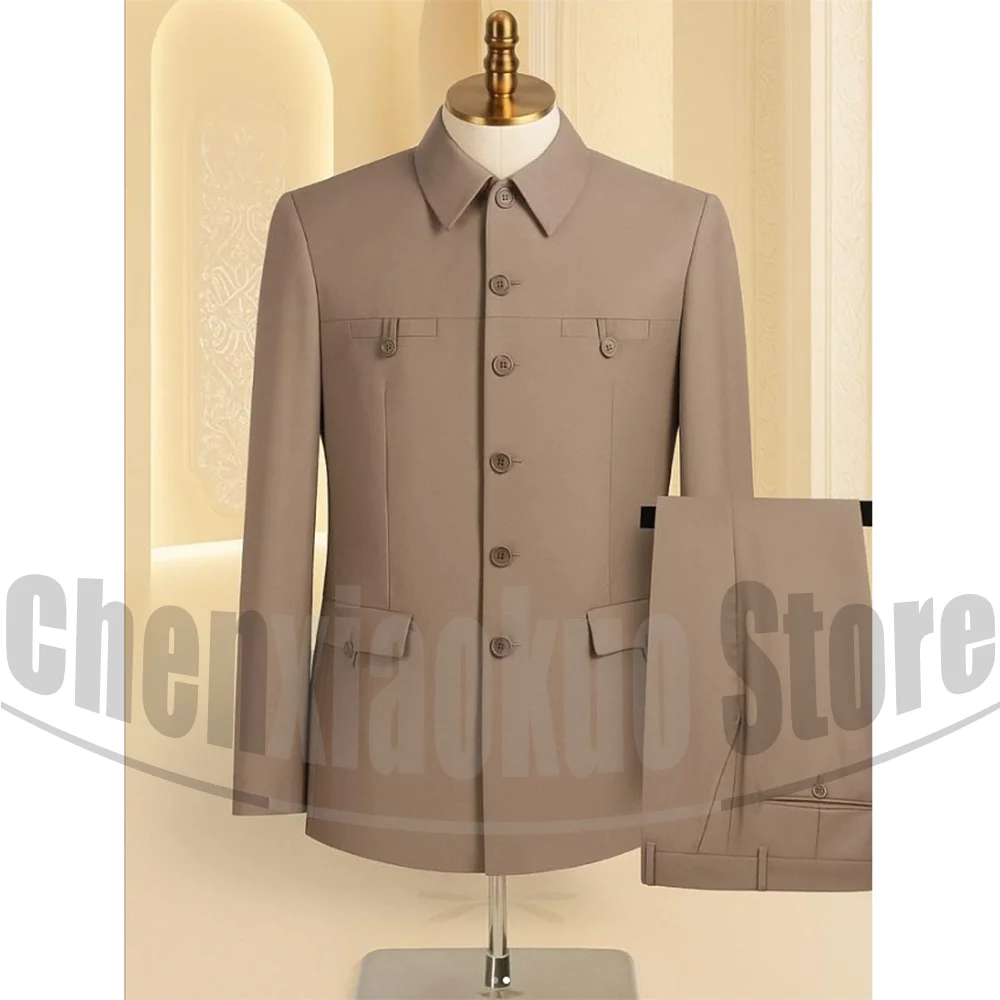 メンズスーツセット 2ピース フォーマルジャケット&パンツ - Elegant Formal Men'S Wear のレビューと価格